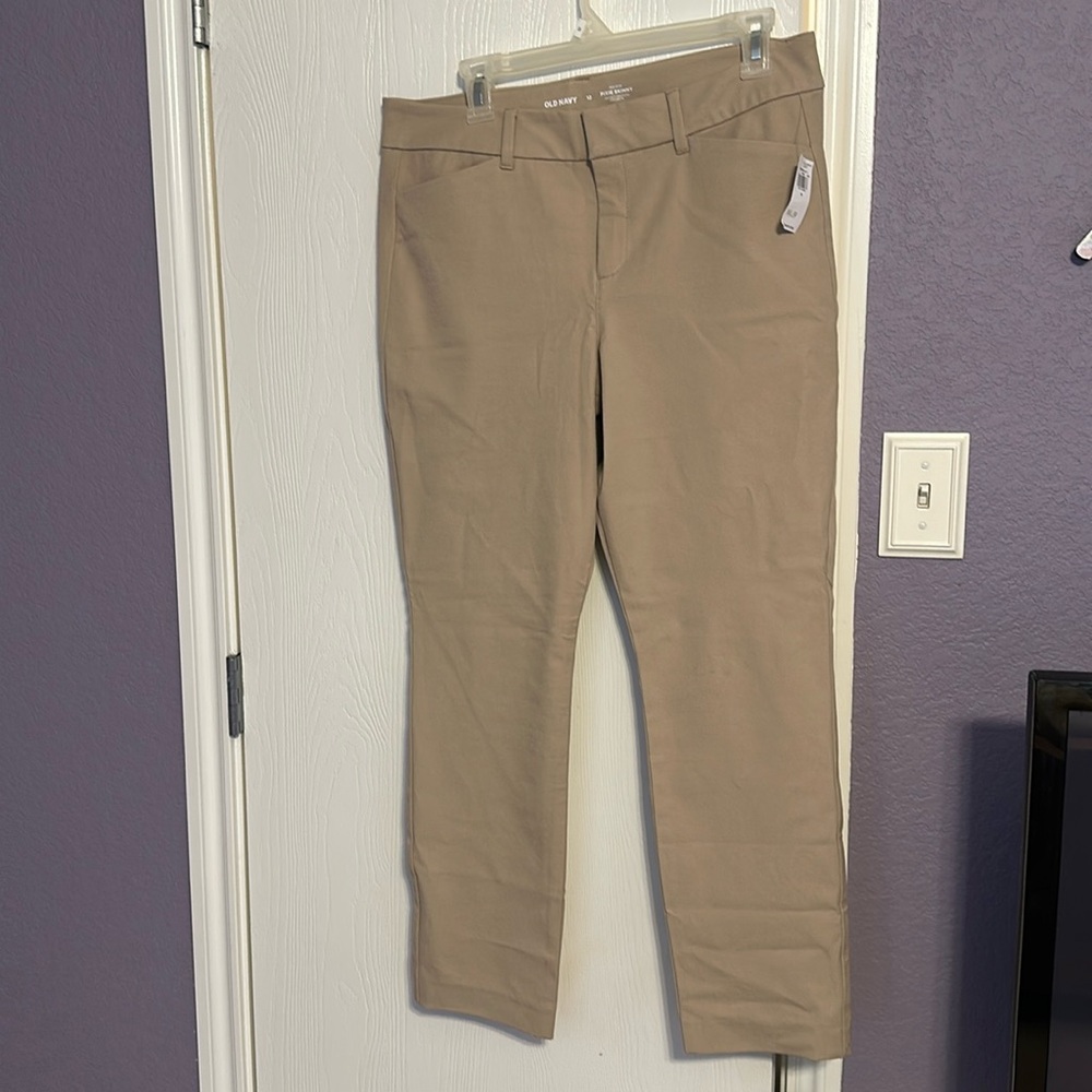 Khaki pixie pants